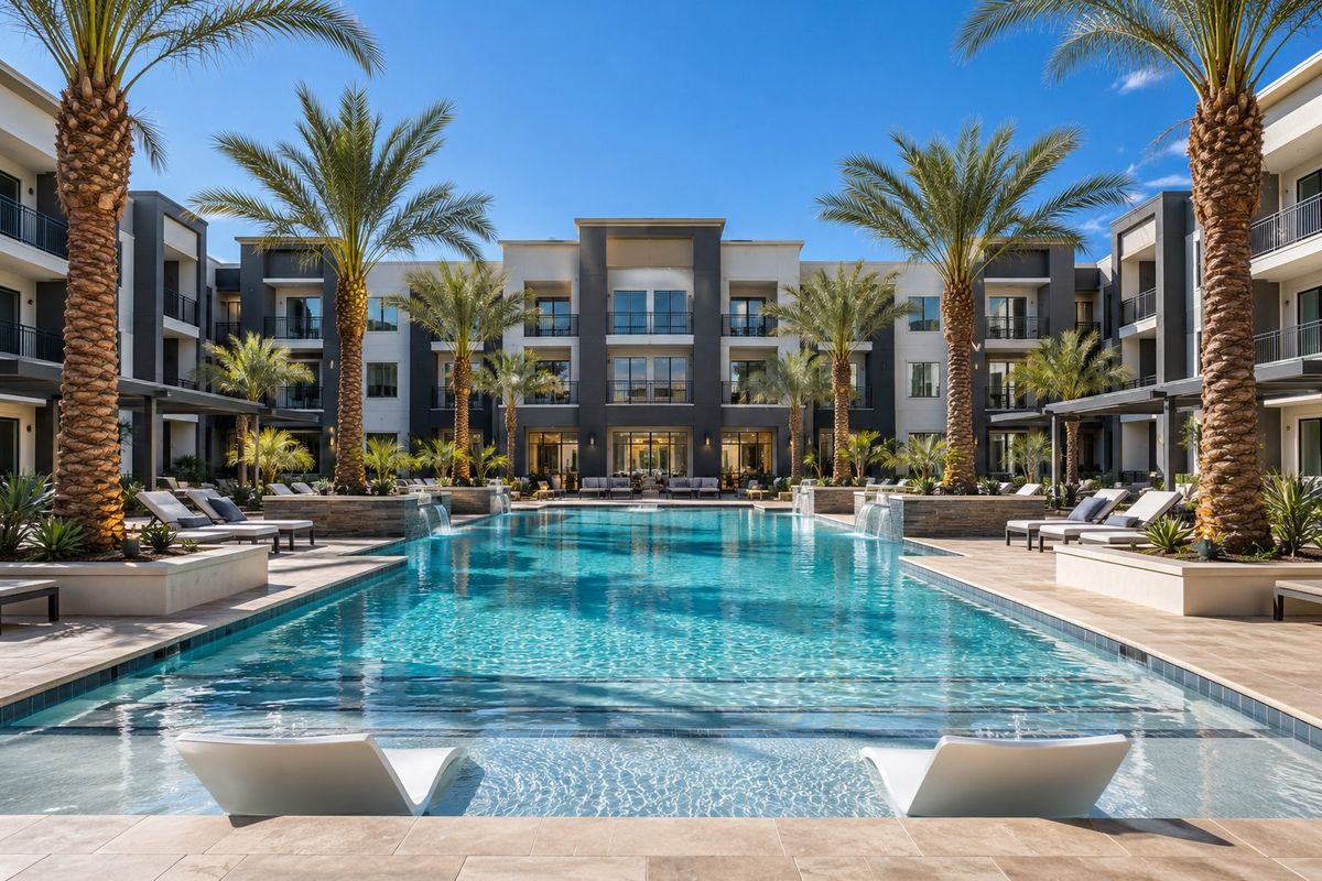 Apartment & Multifamily Pools serviced by Gator Pools